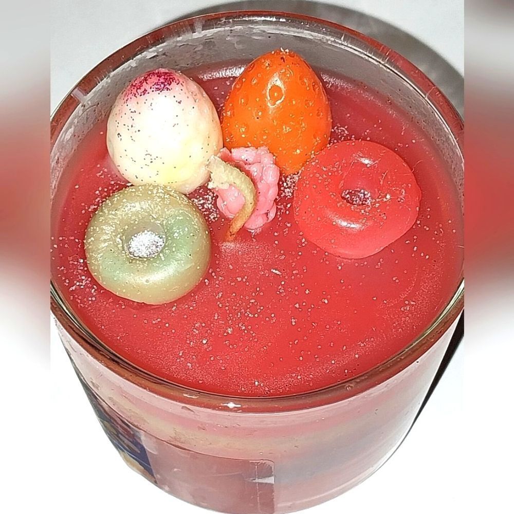 Hand crafted limited edition "Fruit on the lips" candle